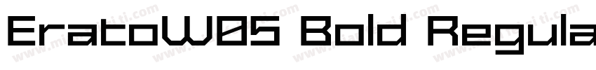 EratoW05 Bold Regular字体转换